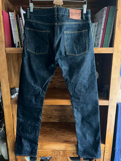 handmade italy 14.75oz blue jeans