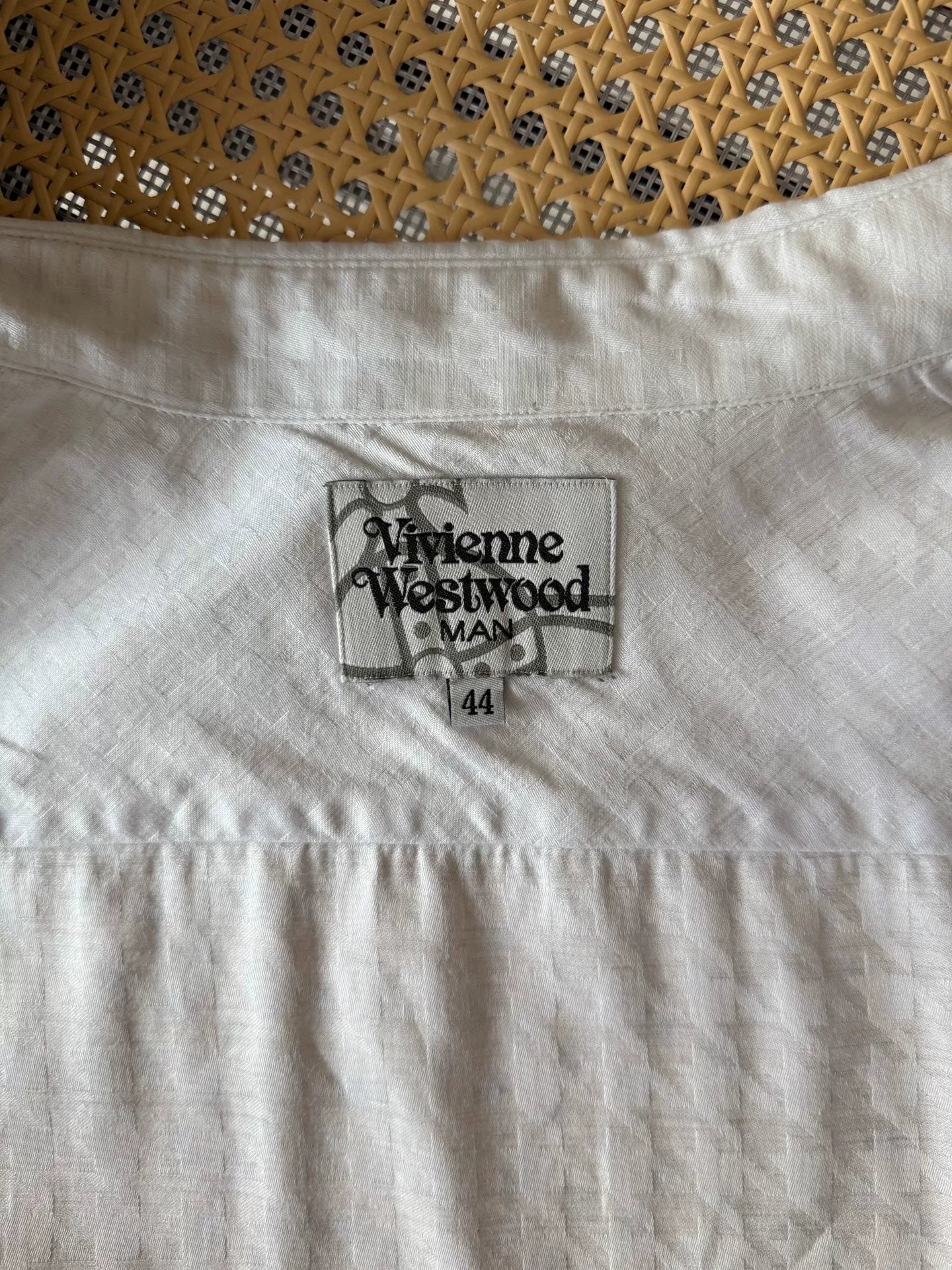 vivienne westwood single button pleated shirt