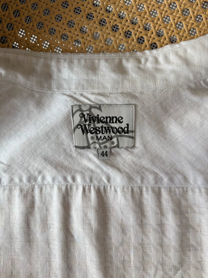 vivienne westwood single button pleated shirt