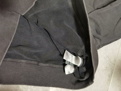 Ralph Lauren Distressed Charcoal Black Hoodie