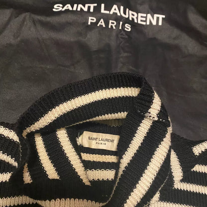 Saint Laurent FW15 Striped Turtleneck