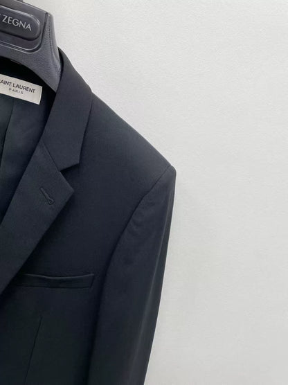 Saint Laurent Black Wool Blazer