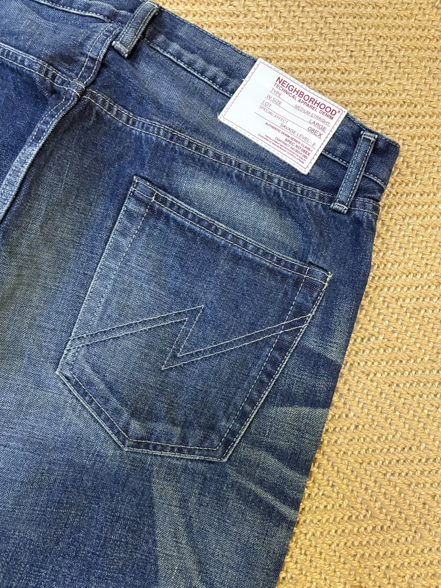 Neighborhood 08EX Distressed Wash Jeans