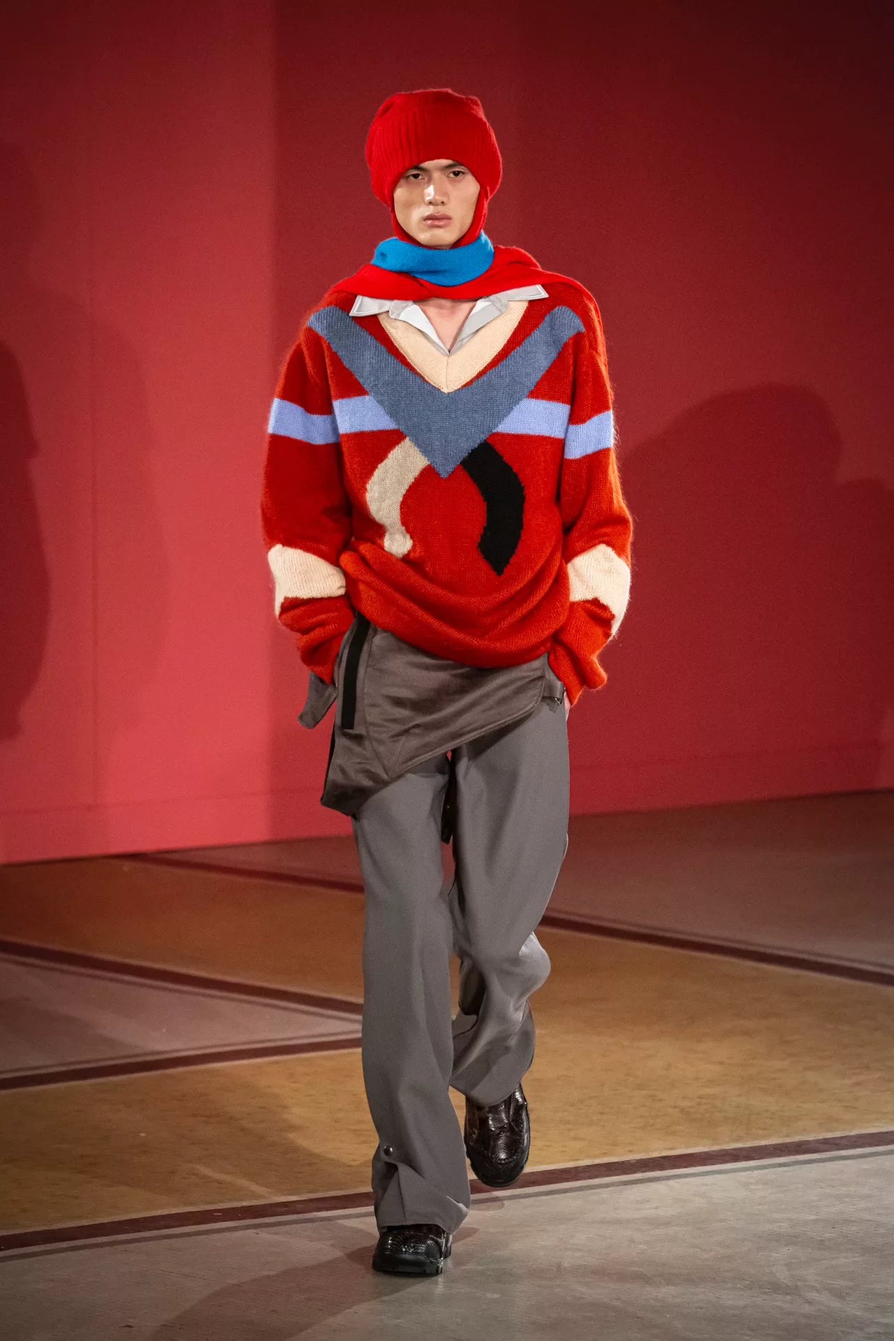 limited edition black sweater by Kiko Kostadinov