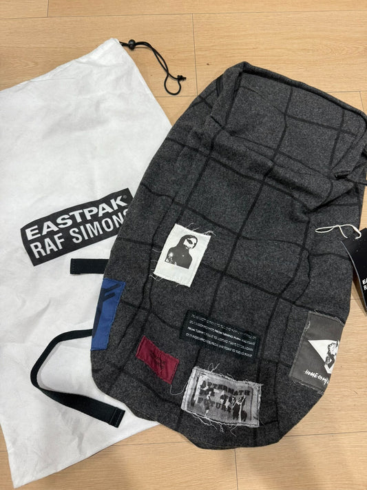 raf simons eastpak patchwork backpack