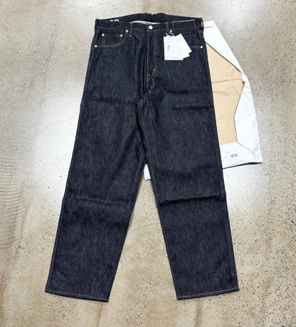 VISVIM Wide Unwashed Denim Jeans W34xL30