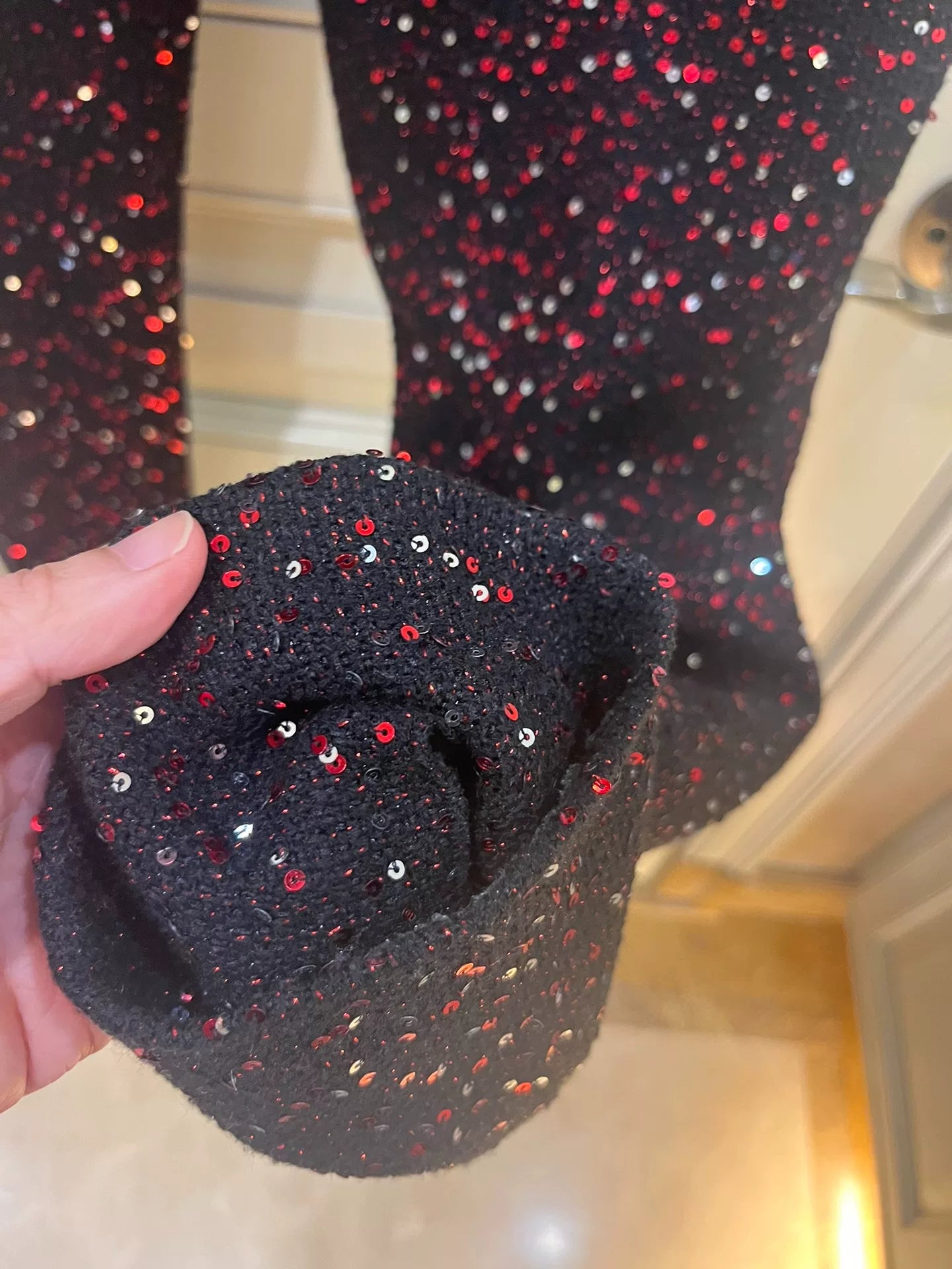 Saint Laurent Sequin Trousers