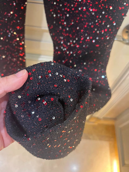 Saint Laurent Sequin Trousers