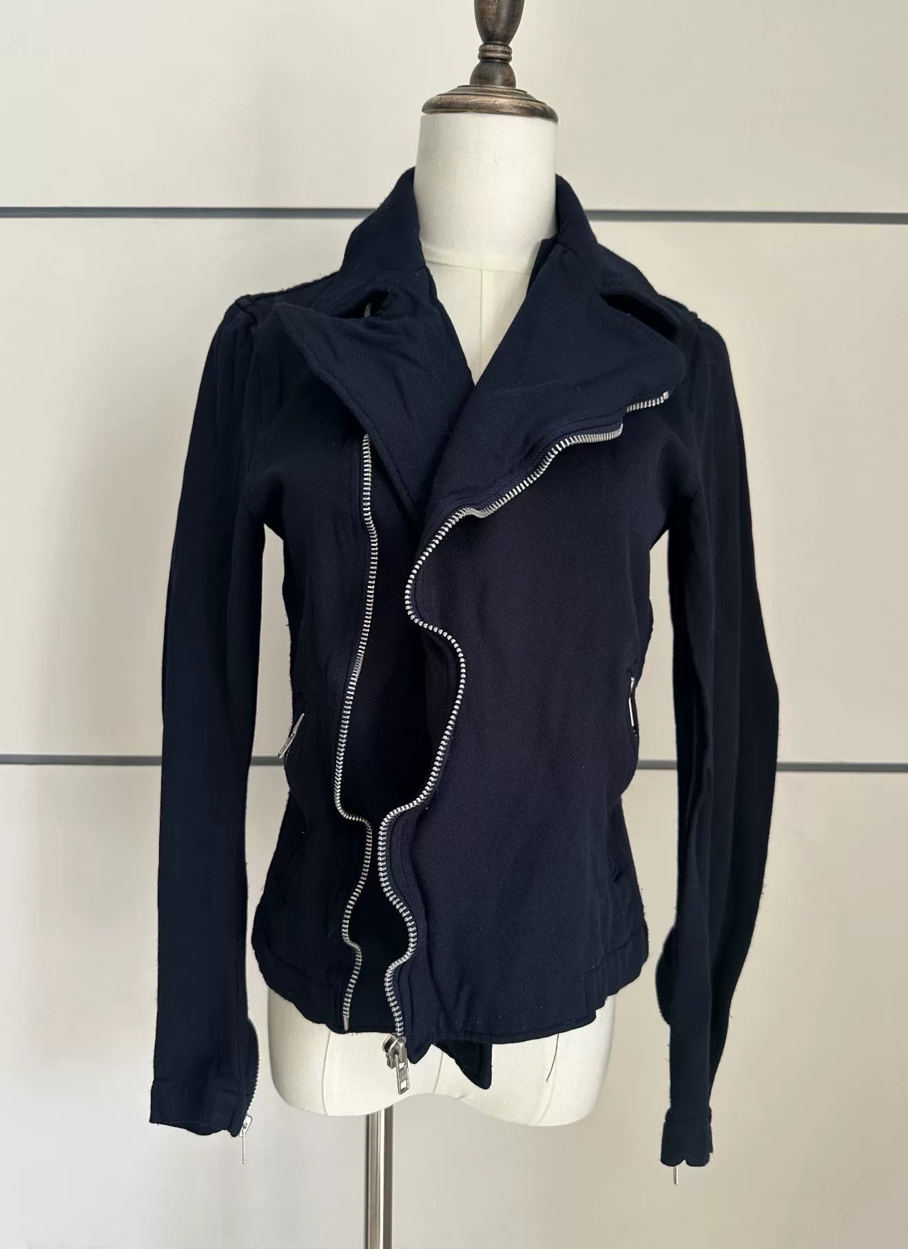 COMME DES GARCONS Wool Motorcycle Jacket