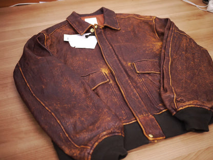 visvim elmenorf jacket burgundy leather