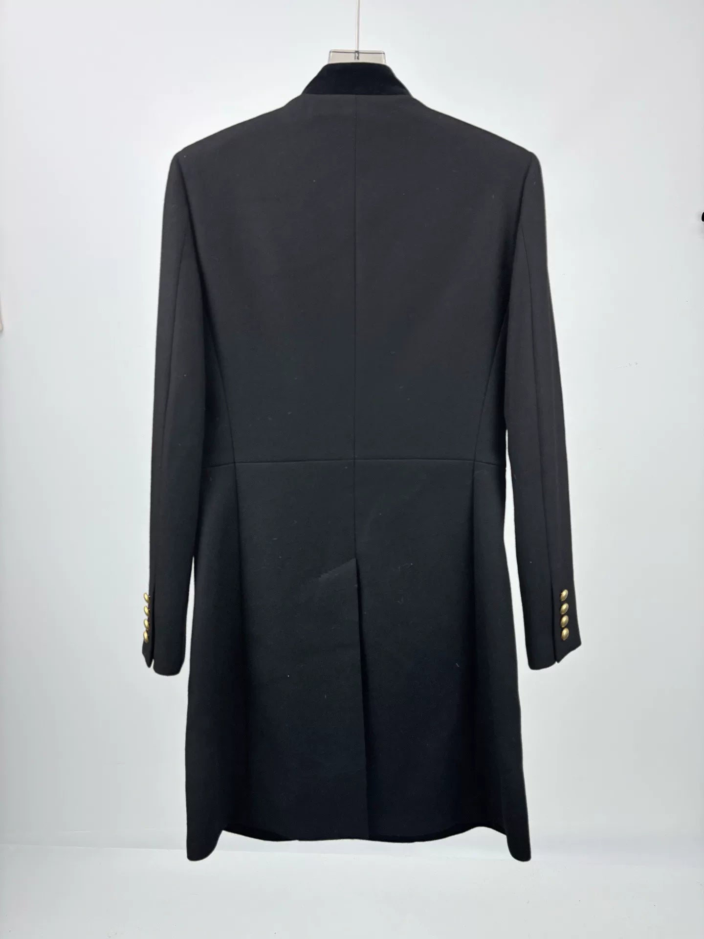 Saint Laurent Wool Court Collar Coat