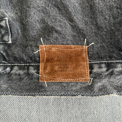 madness 23aw black denim jacket