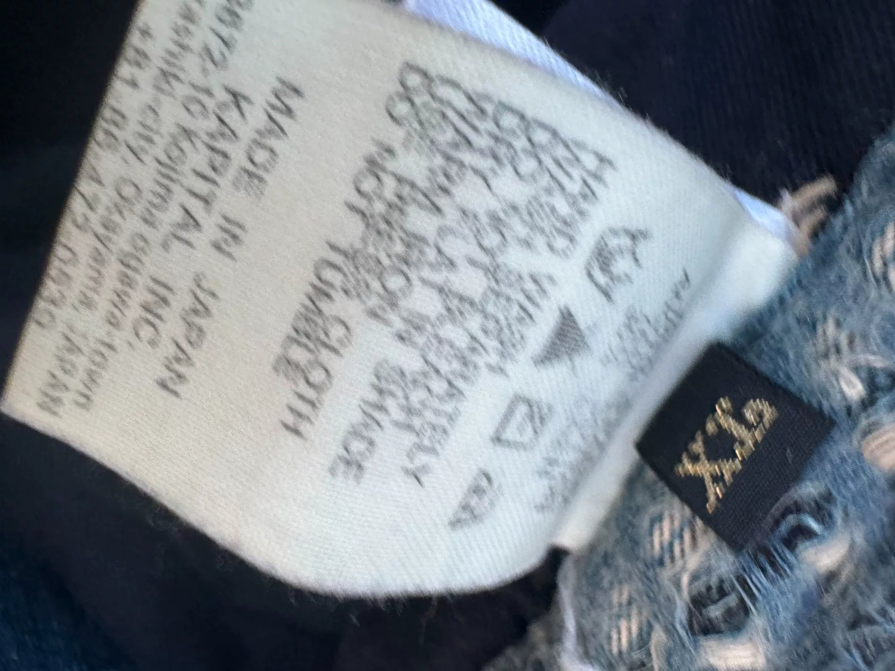 Kapital Boro Stitching Denim Shorts