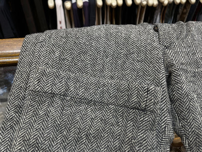 herringbone pattern casual trousers by RRL