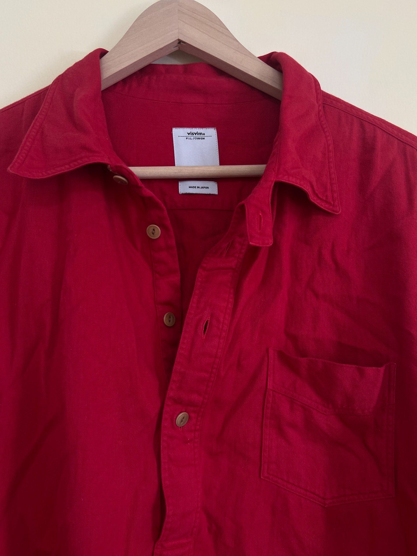 VISVIM 16SS Free Edge Pullover Shirt