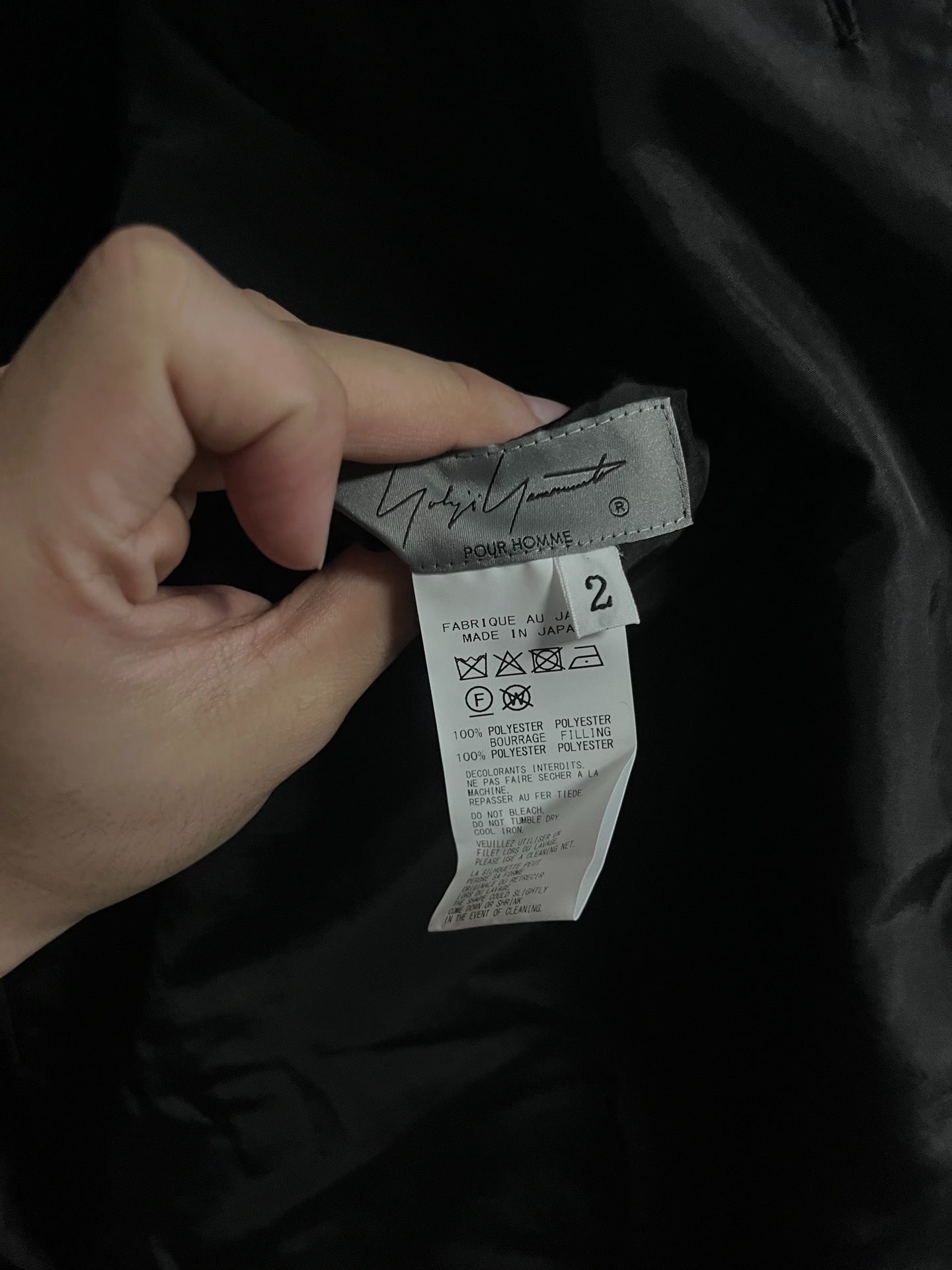 Yohji Yamamoto 25AW Double-Layer Padded Coat