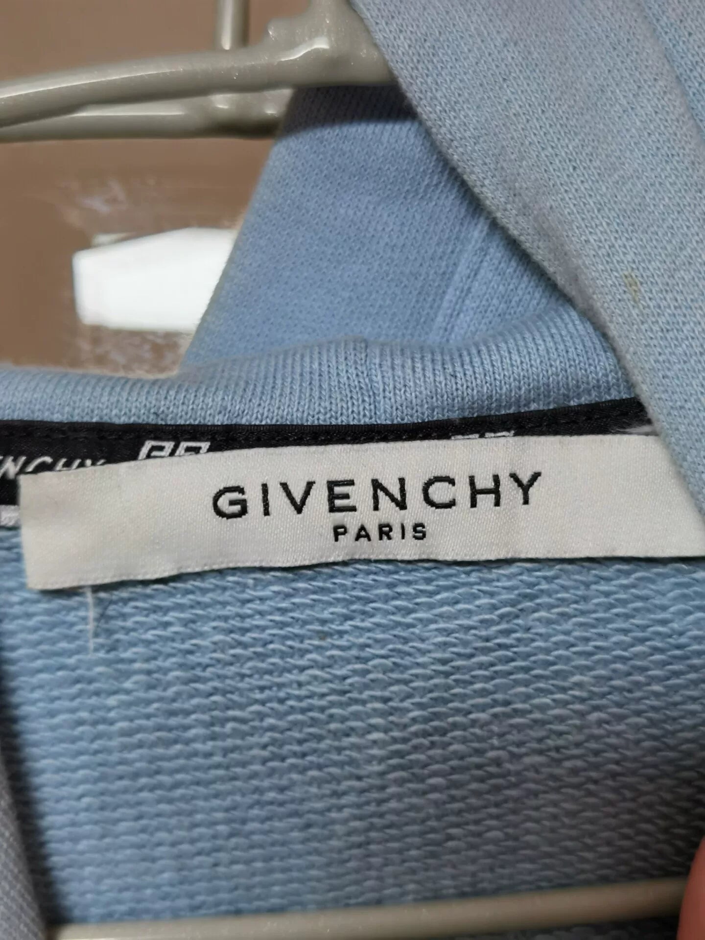 Givenchy Light Blue Print Hoodie