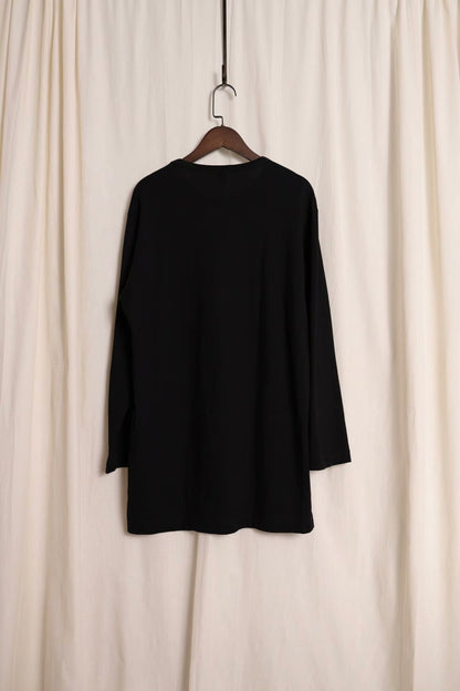 Y's by Yohji Yamamoto Barcode Print Top