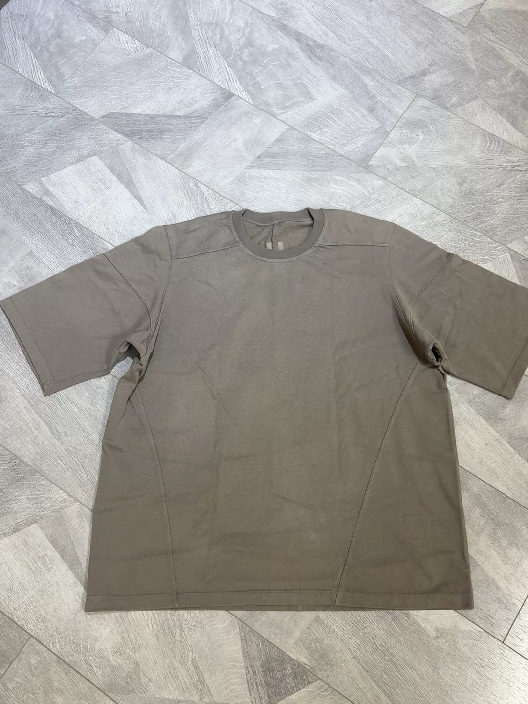 Rick Owens Yeezy Color Block Short Sleeve Tee