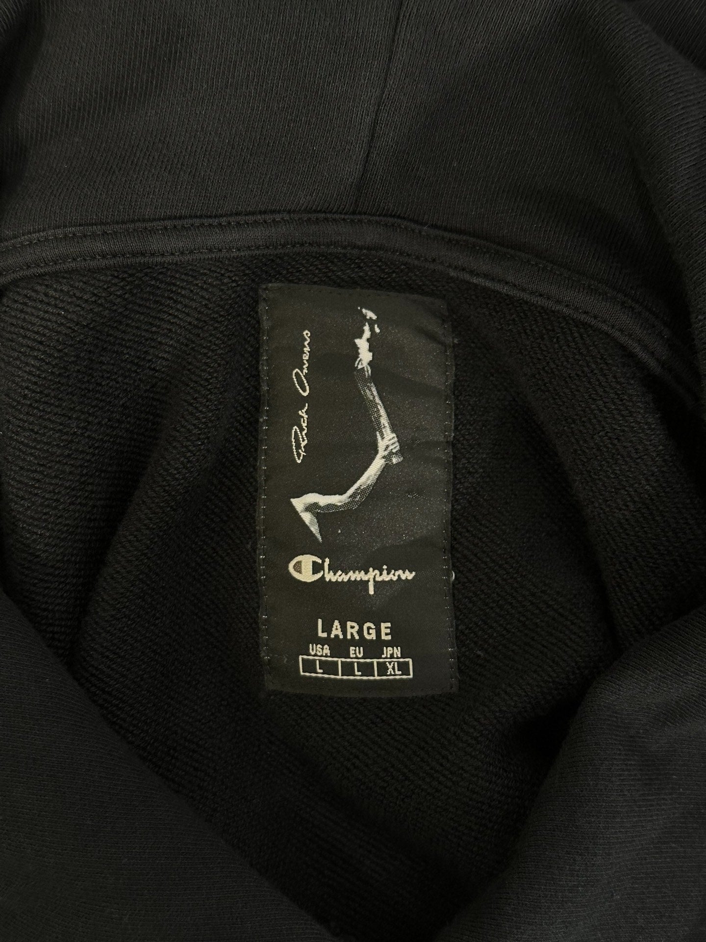 Rick Owens x Champion Hoodie L