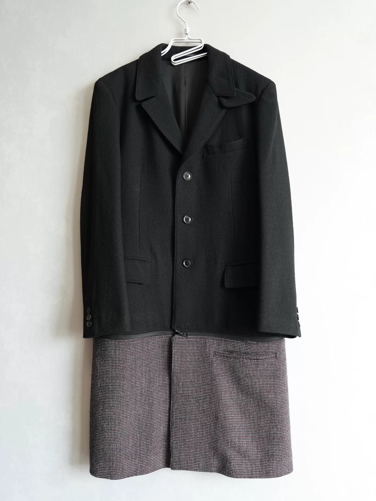 Yohji Yamamoto Removable Dr. Jacket Coat
