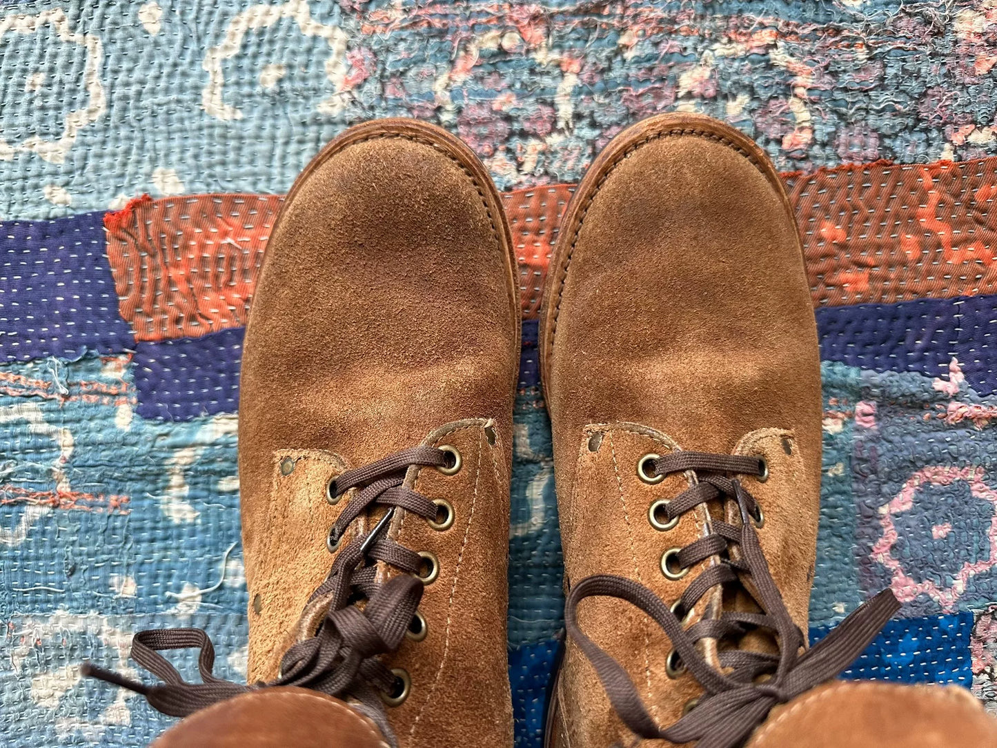 rrl ralph lauren vintage suede boots