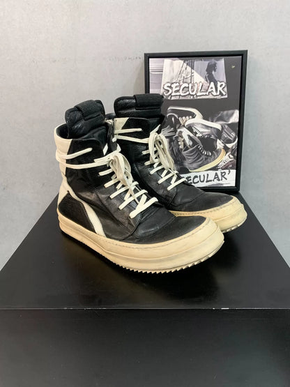 Rick Owens Geobasket High Top Sneakers