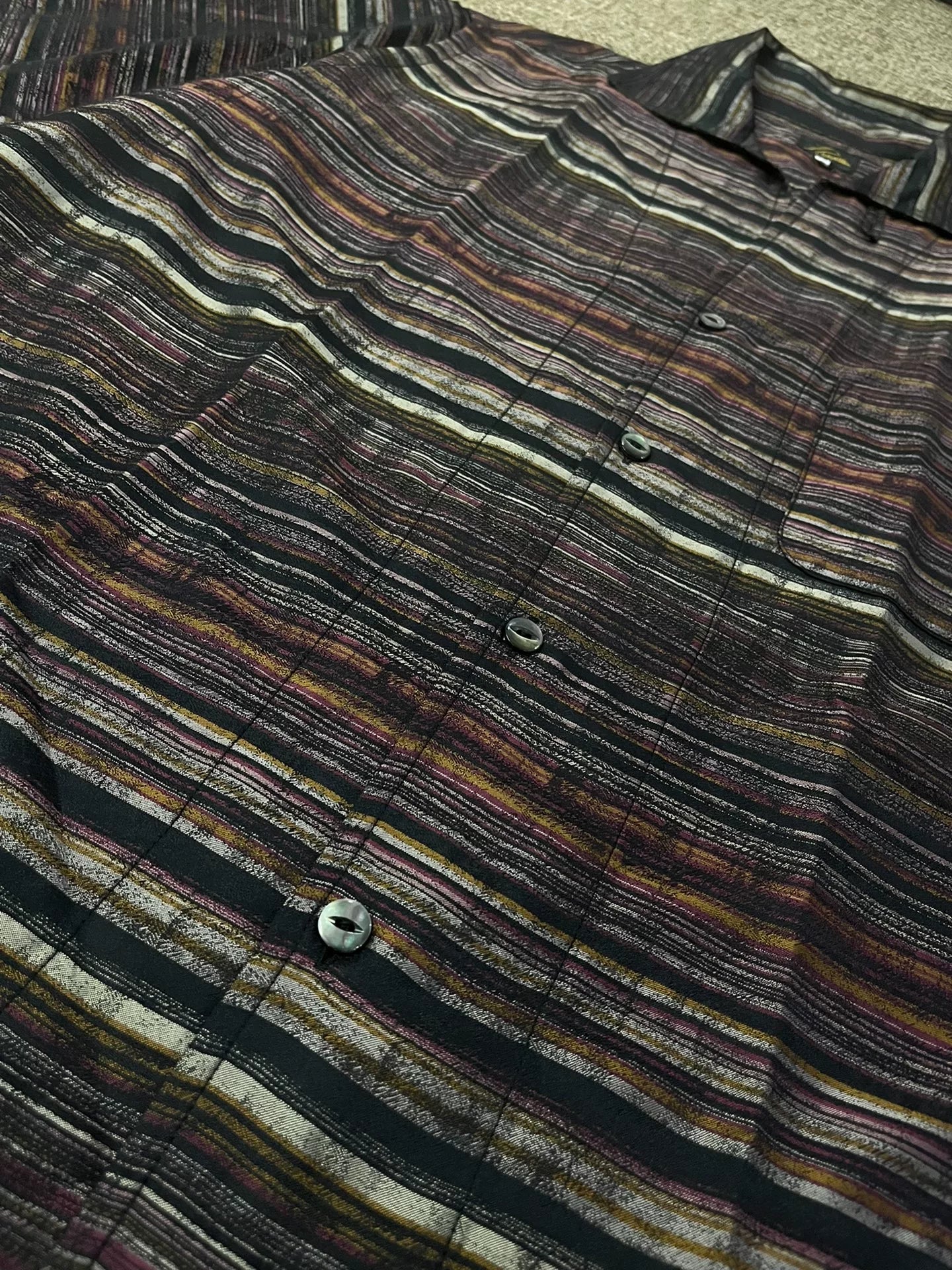 Needles 24SS Ethnic Retro Stripe Shirt