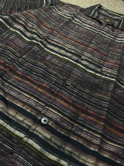 Needles 24SS Ethnic Retro Stripe Shirt