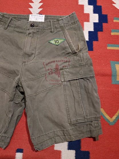 Early Heavyweight RRL Distressed Cargo Shorts