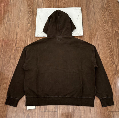 visvim amplus sb hoodie dark mud color