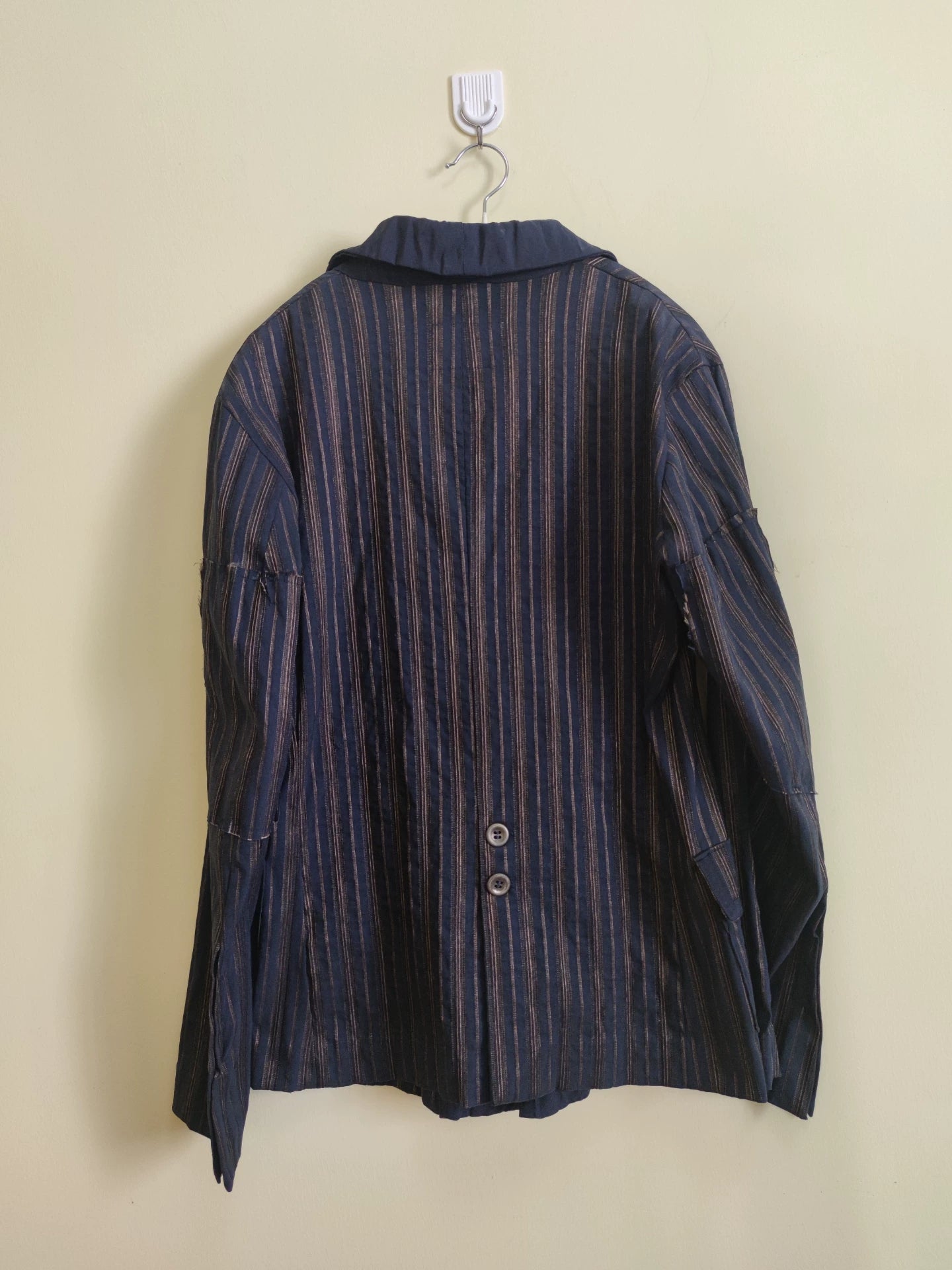 Greg Lauren Striped Patchwork Suit