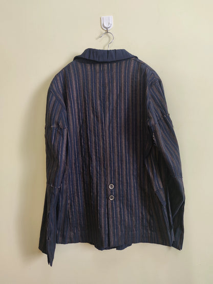 Greg Lauren Striped Patchwork Suit