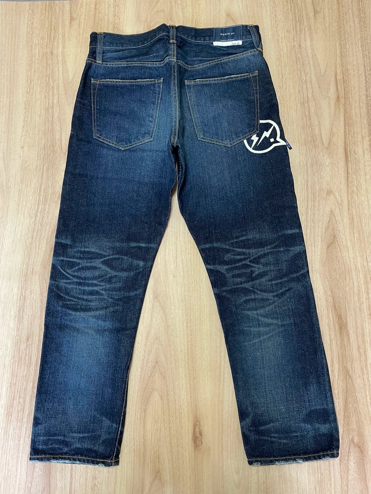 Vanquish Fragment Distressed Cropped Jeans