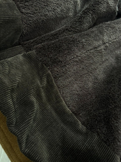 visvim mariposa ranch coat in brown