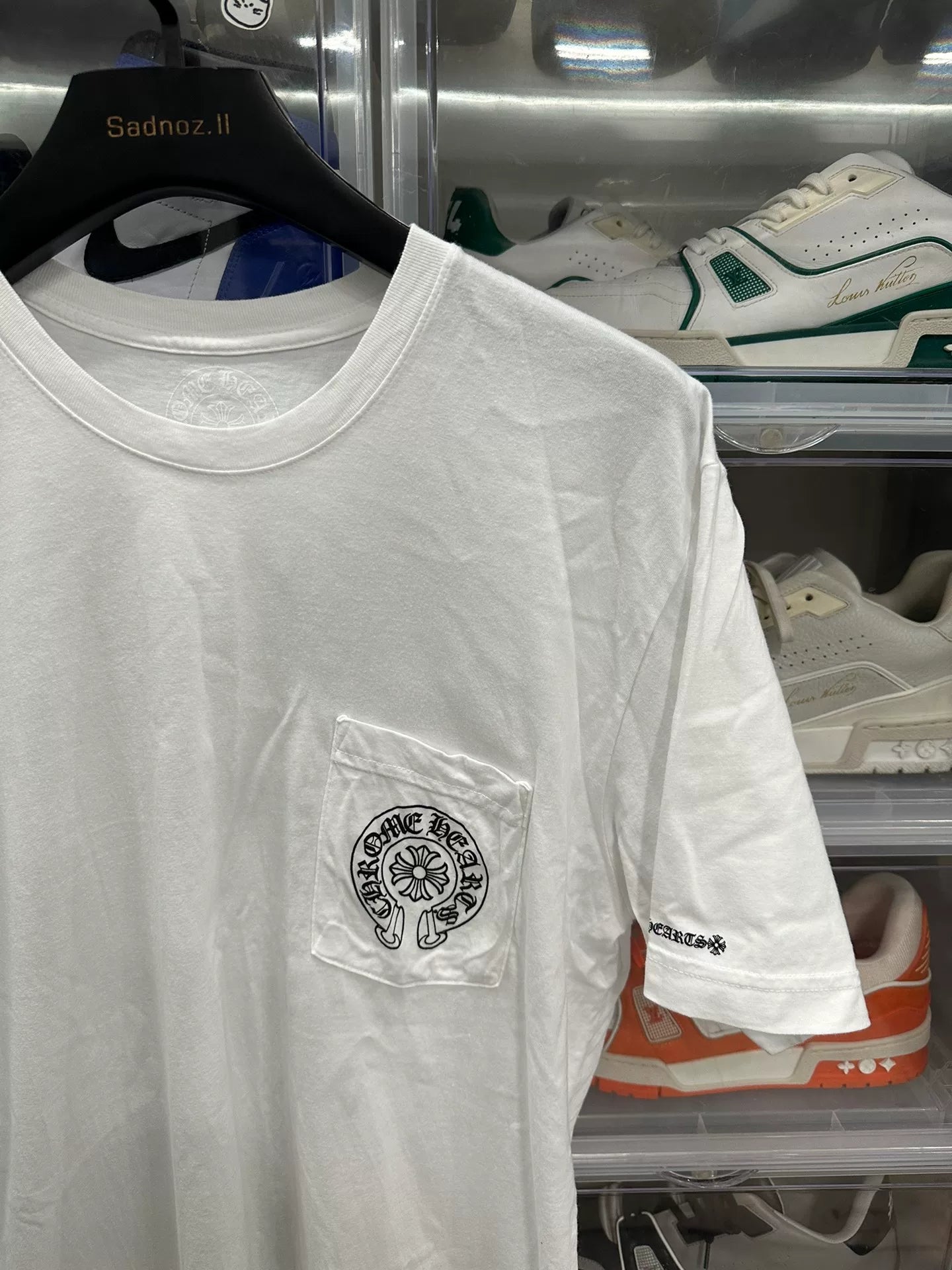 Chrome Hearts Classic Horseshoe White Tee