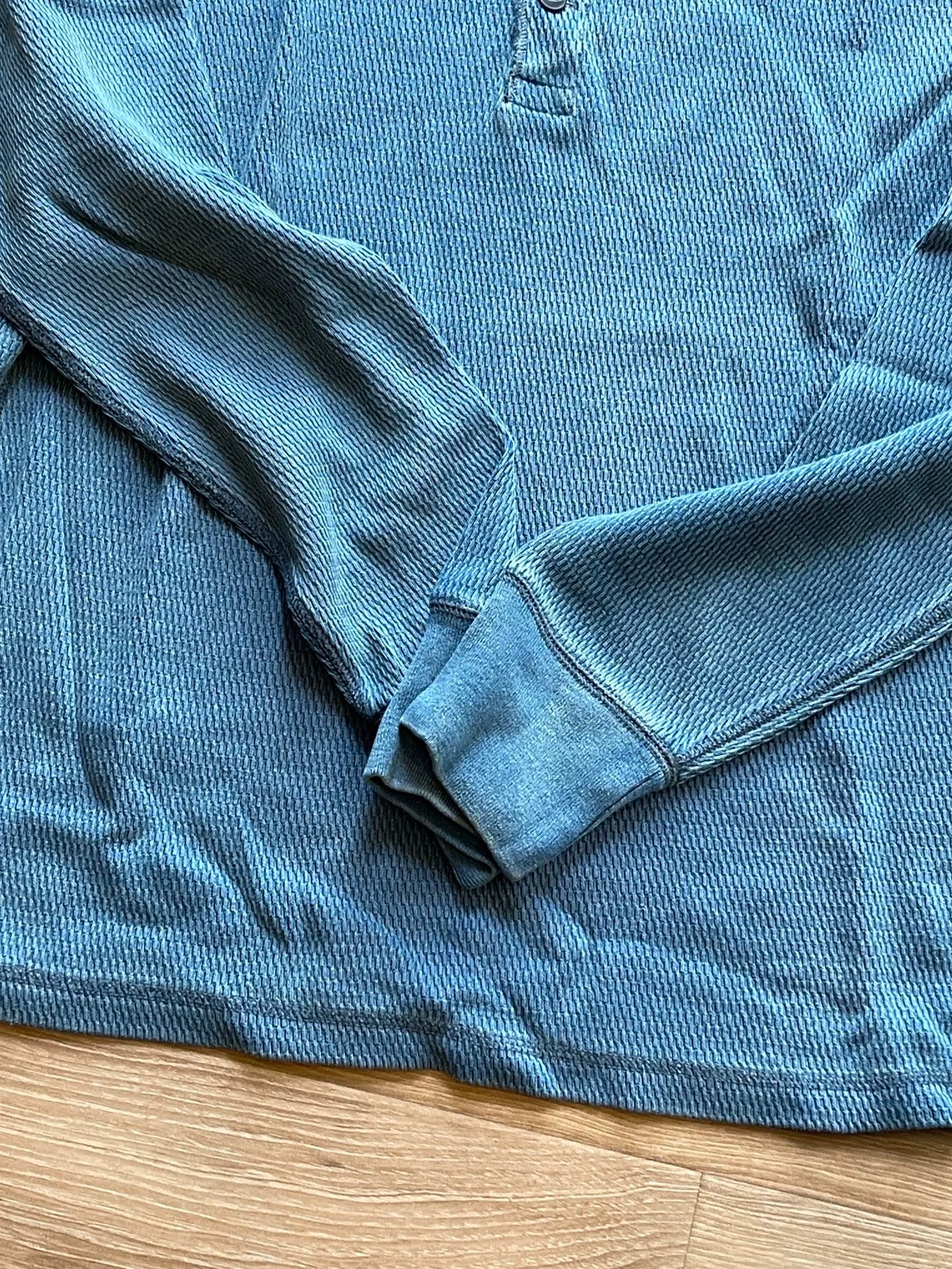 RRL Indigo Jersey Henry T-Shirt