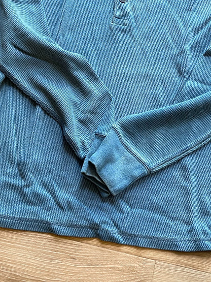 RRL Indigo Jersey Henry T-Shirt