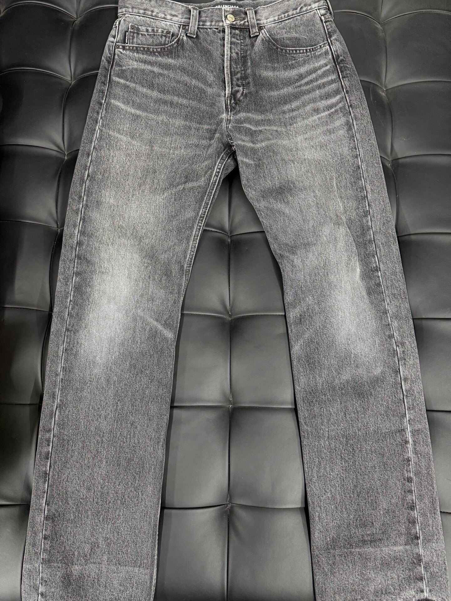 Balenciaga 19AW Wavy Denim Pants