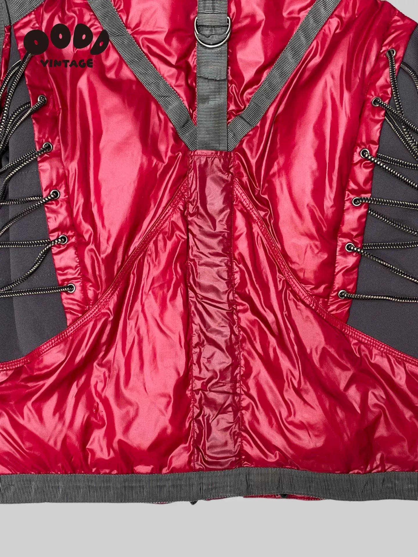 AKIRA Style Red Nylon Puffer Jacket