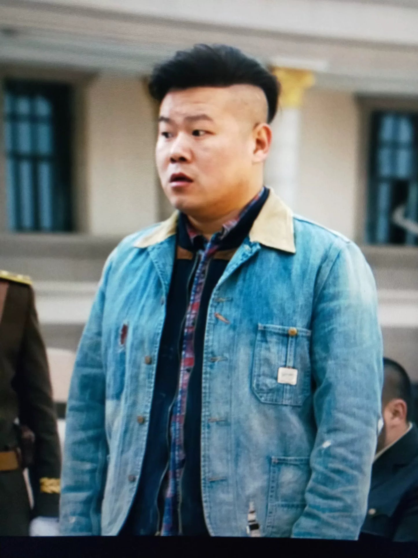 Ralph Lauren Railroad Worker Distressed Denim Jacket