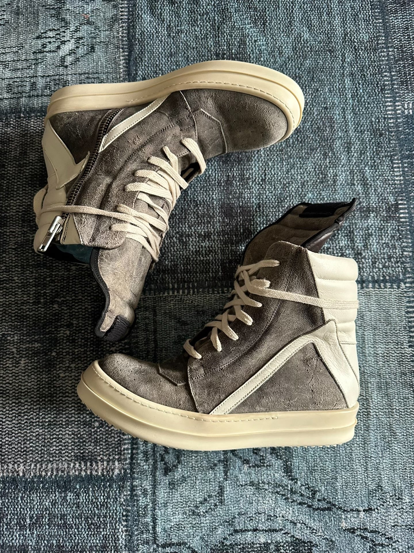 Rick Owens Main Line Brown Suede Shoes