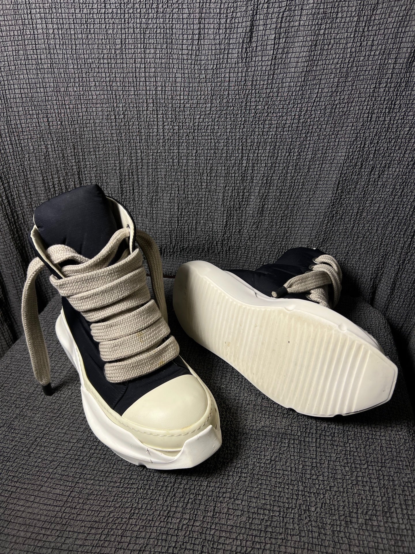 Rick Owens 24FW Thick Lace Tank Sole High-Top