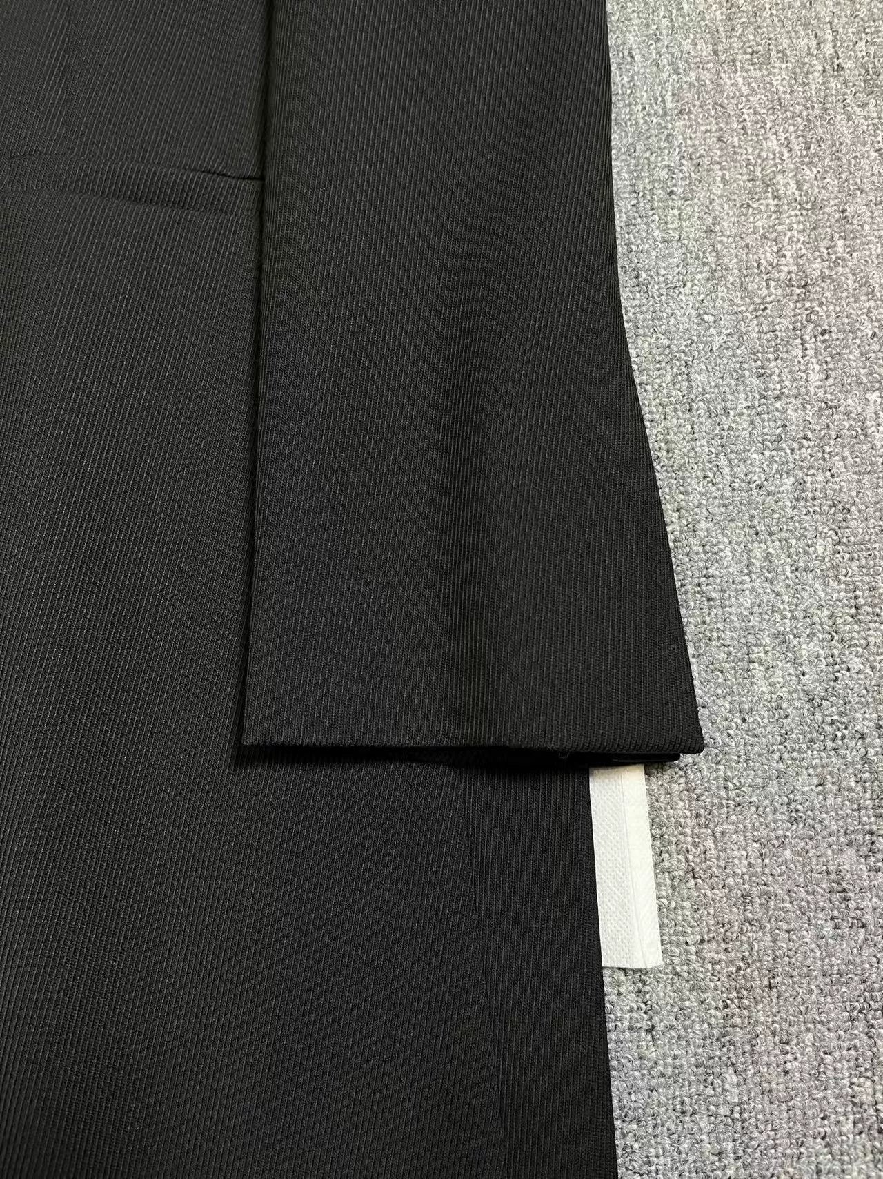 Givenchy Black Wool Coat for Men
