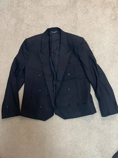 Saint Laurent Black Double-Breasted Blazer