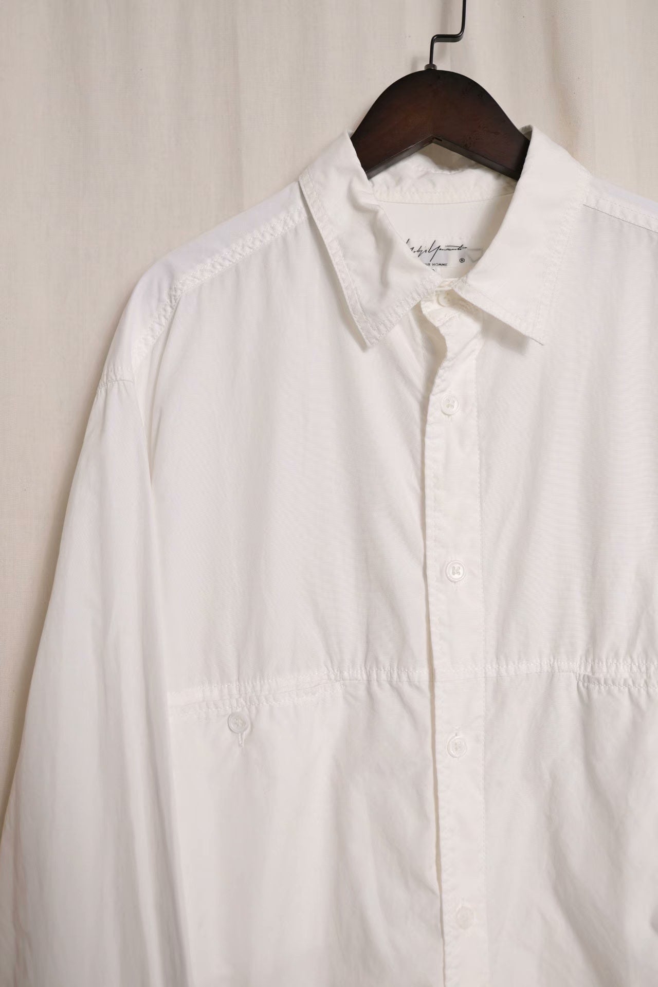 Yohji Yamamoto Pour Homme White Shirt