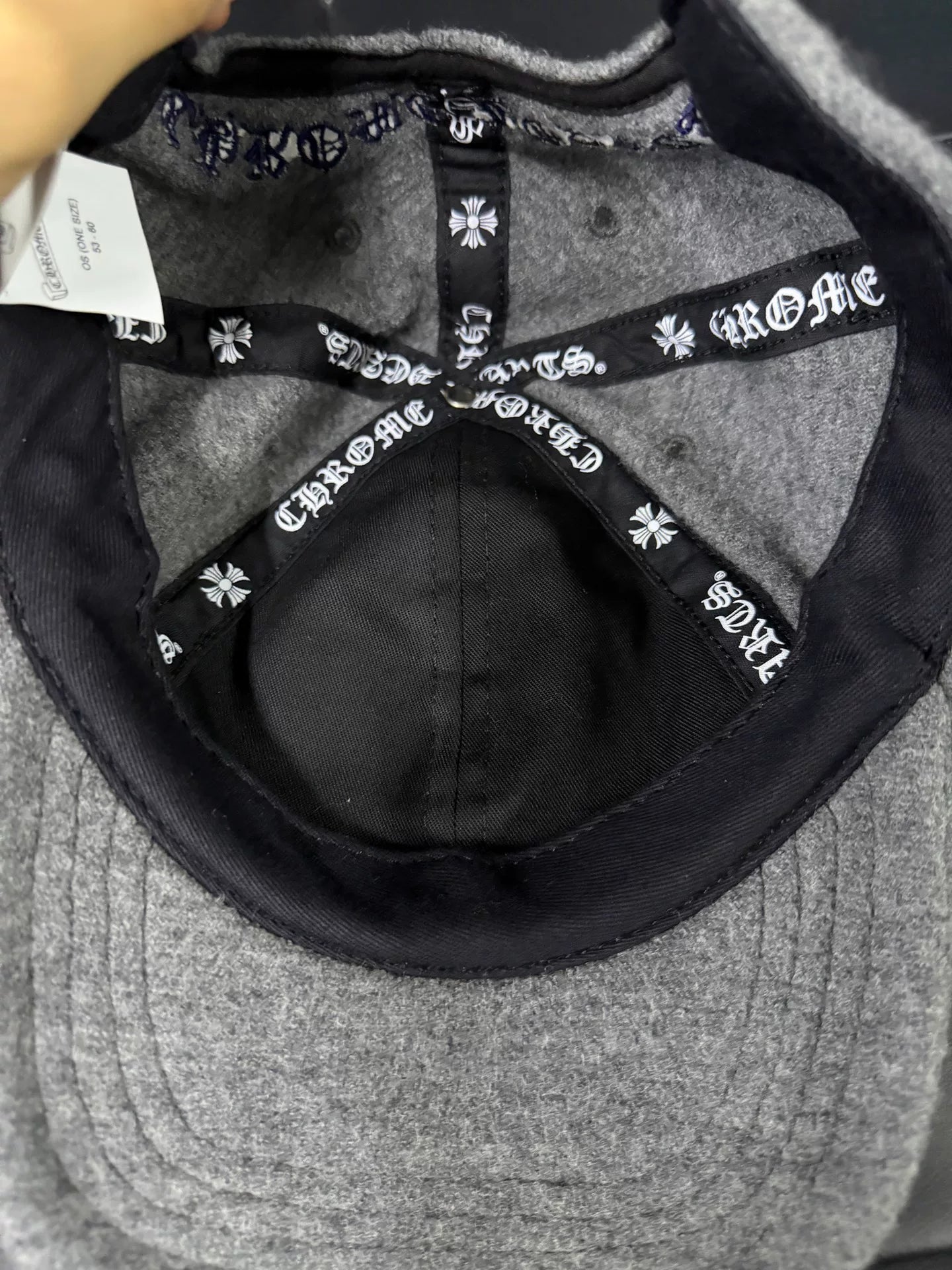 Chrome Hearts Cashmere Cross Baseball Hat