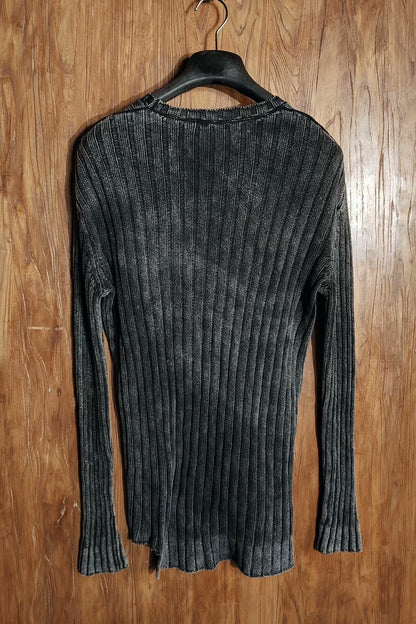YUKIO MISHIBA Gray Knit Sweater