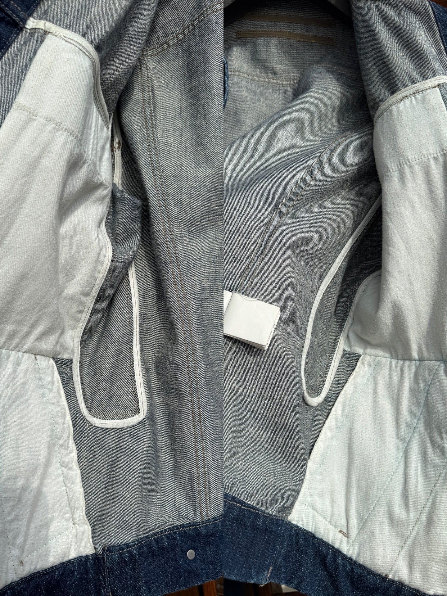 Rick Owens 06ss Washed Denim Trucker Jacket