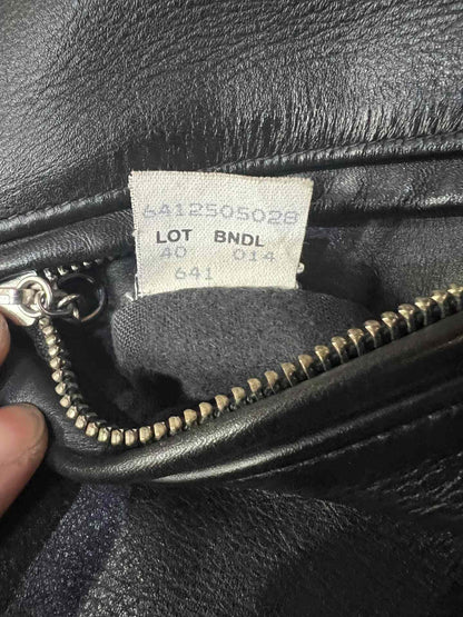 Schott NYC Classic Stand Collar Leather Jacket #641